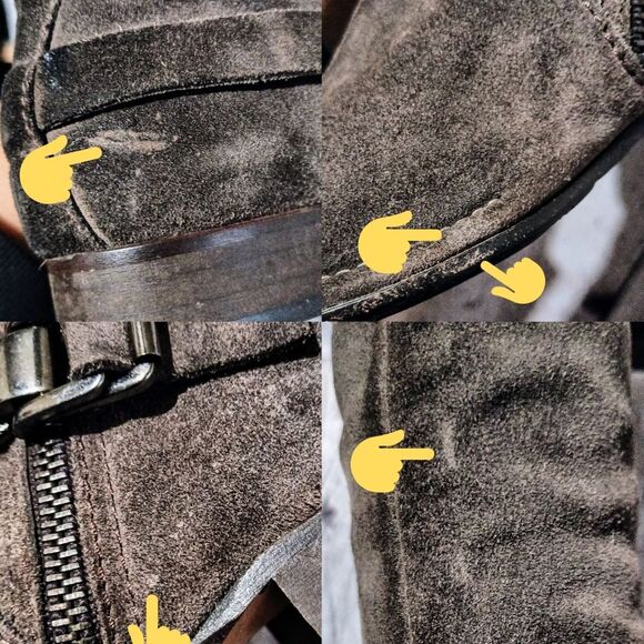 Alberto Fermani Suede Boots - Brown - Picture 8 of 10